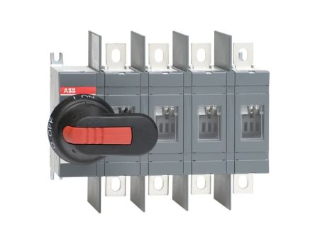ABB 4-Pole Surface Mount Switch Disconnector -, IP00, 200A, 200 kW