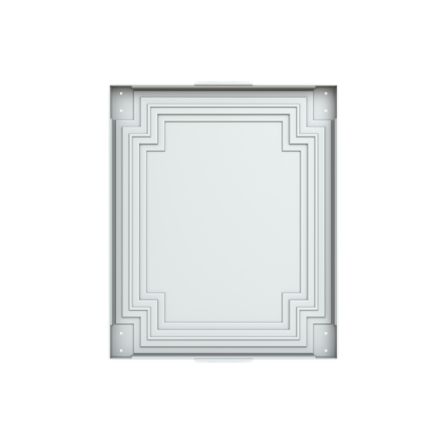 ABB Gemini Series Plastic RAL 7035 Single Door, 600 mm H, 500mm W, 230 mm L for Use with Enclosure