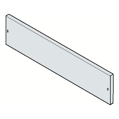ABB Gemini Series RAL 7035 Grey Steel Blank, 150 mm H, 250mm W, 19 mm D, 19 mm L, for Use with Enclosure