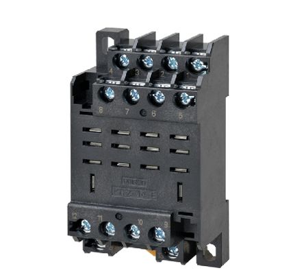 Omron LY 14 Way 2000V DIN Rail Relay Socket, for use with LY Series Bi-polar Relay