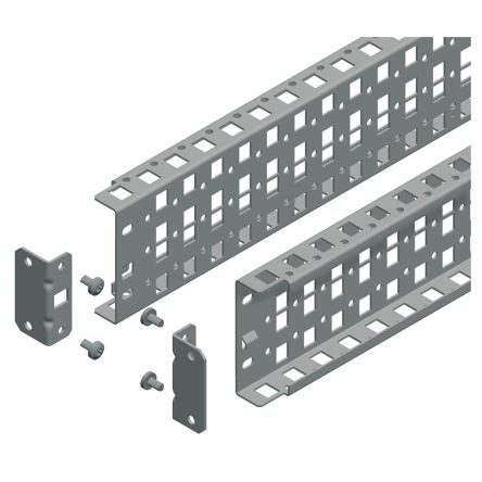 Schneider Electric NSYSUCR Series Cross Rail, 90mm W, 2000 mm H, 27 mm D For Use With Spacial SMX, Spacial SM, Spacial