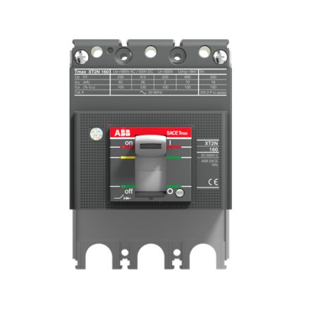 ABB, Tmax XT, 1SDA06 Molded Case Circuit Breaker 3-Pole 160A, Breaking Capacity 85 kA, Fixed
