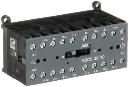 ABB VB Contactor, 24V dc Coil, 3-Pole, 20 A, 4 kW 24V, 3 NO