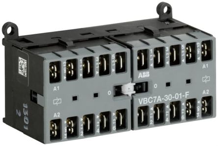 ABB VB Contactor, 24V dc Coil, 3-Pole, 20 A, 5.5 kW 12V, 3 NO