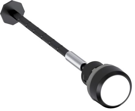 ABB KPR2 Series Red Momentary Push Button Head, 22.5 mm Cutout