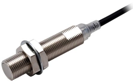 Omron E2E-X4B2L12 2M Threaded Barrel Inductive Proximity Sensor, M12 PNP E2E 30V dc 4 mm 30 V dc 200mA