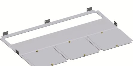 ABB Base Plate, 512mm W, 509 mm L for Use with 2/10RG6, 2/8R6, 2/8RG6, 2/10R6