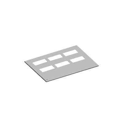 ABB Roof Plate, 610mm W, 825 mm L for Use with Cabinets TriLine