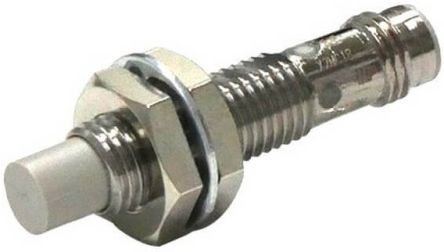 Omron E2E-X4MC18-M5 Threaded Barrel Inductive Proximity Sensor, M8 PNP E2E 30V dc 4 mm 30 V dc 200mA
