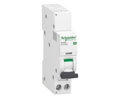 Schneider Electric Acti9 Acti9 iDT40K XA Miniature Circuit Breaker, 1-Pole, 25A, Type C, 230V ac AC, 4500 A Breaking