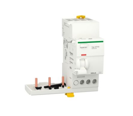 Schneider Electric Acti9 Series Residual Current Circuit Breaker, 40A, 3-Pole, 300 mA, Type AC, 500 A 400V ac