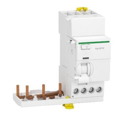 Schneider Electric Acti9 iDT40 Series Residual Current Circuit Breaker, 25A, 3-Pole, 300 mA, Type A 400V ac