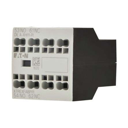 Eaton Auxiliary Contact, 2 Contact, 1 NO/1 NC, DILA, Side, 16 A, 199314 DILA-XHI11-PI