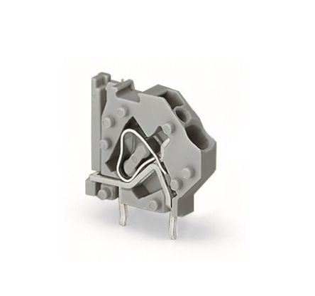 WAGO PCB Terminal Block, 1-Contact, 5 mm Pitch, 1 Row, 745-804