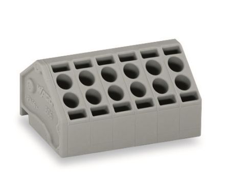 WAGO PCB Terminal Block, 2-Contact, 5 mm Pitch, 1 Row, 806-102