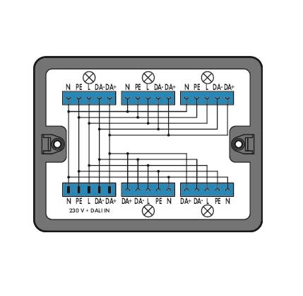 WAGO Distribution Board 25A 5 Way