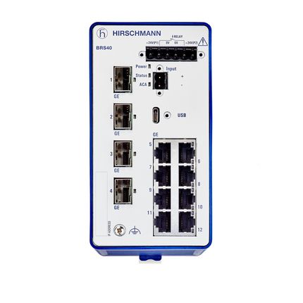 Hirschmann Managed Switch 12 Port Ethernet Switch