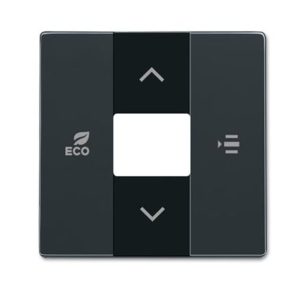 ABB Black 1 Gang Cover Plate