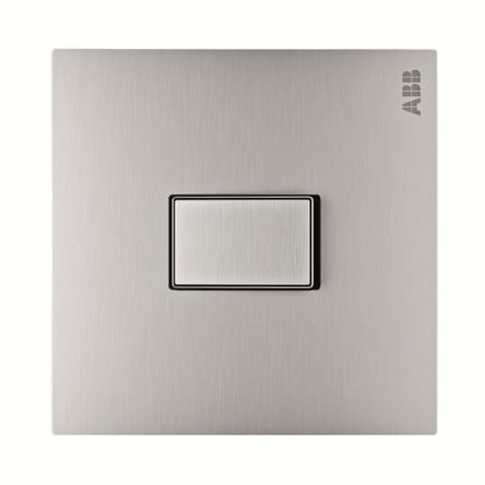 ABB Silver Push Button, 1 Gang, AM1