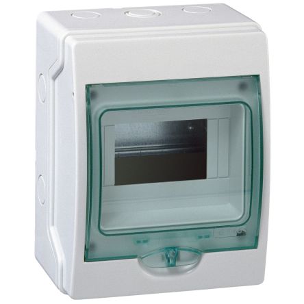Schneider Electric Kaedra Series Light Grey (Enclosure), Green Polymer Enclosure, IP65, IK09 200 mm, 112 mm, 159 mm