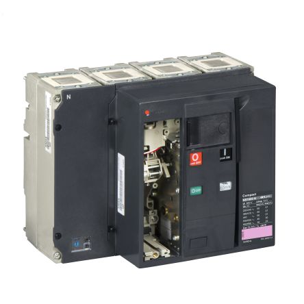 Schneider Electric, ComPact, ComPacT NS Molded Case Circuit Breaker 4-Pole 1.6kA, Breaking Capacity 50 kA, Fixed