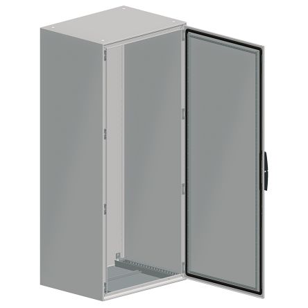 Schneider Electric PanelSeT SM Series Sheet Steel 2-Door Floor Standing Enclosure, Opaque Door, IP55 500 mm, 1 m 2 m