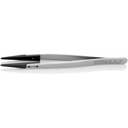 Knipex 130mm Stainless Steel Straight ESD Safe Tweezer
