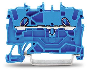 WAGO 2001-1204 Feed Through Terminal Block Blue, 1.5mm², 1-Level, Cage Clamp, IECEx, ATEX