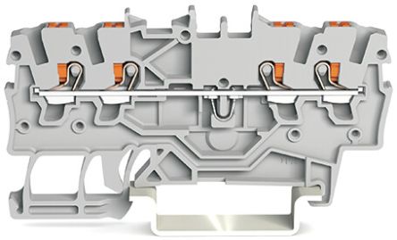 WAGO 2200-1401 Feed Through Terminal Block Grey, 1mm², 1-Level, Cage Clamp, ATEX, IECEx