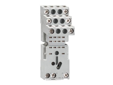Lovato HR 2 Way 250V DIN Rail Relay Socket, for use with HR SERIES