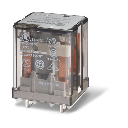 Finder PCB Power Relay Module, 48V ac Coil, 16A Switching Current, 3PDT