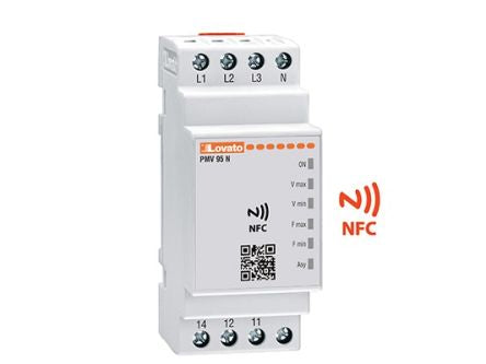 Lovato Monitoring Relay, 3 Phase, 380/575 V ac Monitor Range, SPDT, DIN Rail