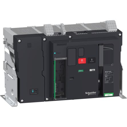 Schneider Electric, MasterPact, MTZ2 16N1 Molded Case Circuit Breaker 4-Pole 1.6kA, Fixed
