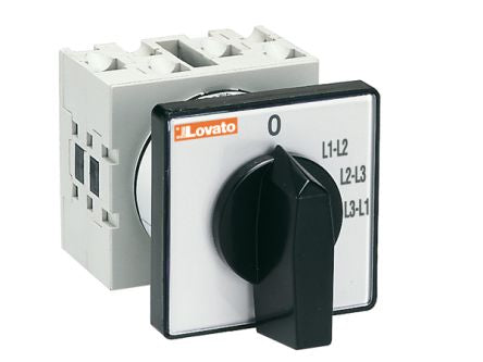 Lovato 7 Position for use with Phase-neutral and phase-phase voltages