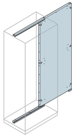 ABB Steel Back Plate & Tracks, 1m W, 1.8 m L for Use with IS2 Enclosures For Automation