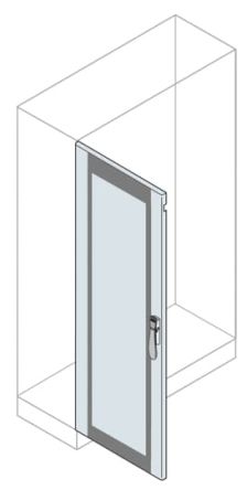 ABB AM2 Series Steel RAL 7035 Double Door, 600 mm H, 600mm W, 2 m L for Use with IS2 Enclosures