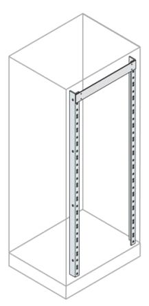 ABB IS2-EG2000 Series Steel Frame for Use with IS2 Enclosures, 1 Per Pack Piece(s) 2000 mm 30 mm 40mm