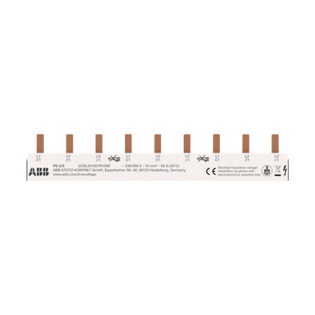 ABB IEC Range Busbar for use with S200, F200, DDA200