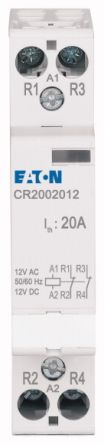 Eaton DILM Installation Contactor, 12V Coil, 20 A