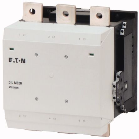 Eaton DILM Contactor, 500V Coil, 3-Pole, 750 kW 250V dc, 700 V dc, 400V
