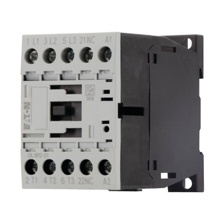 Eaton DILM Contactor, 24V Coil, 3-Pole, 5.5 kW, 1 NC, 400V