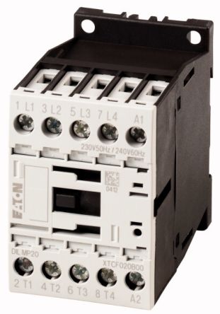 Eaton DILM Contactor, 48V Coil, 4-Pole, 22 A, 6.5 kW 48V, 690V