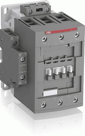 ABB 1SBL40 Contactor, 250V, 500 V Coil, 3-Pole, 130 A, 55 kW 500V, 3 NO/1 NC, 1kV