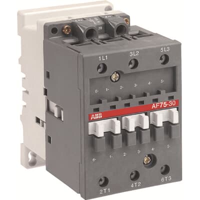 ABB 1SBL41 Contactor, 100V, 250 V Coil, 3-Pole, 75 A, 37 kW 100V, 250 V, 3 NO, 690V