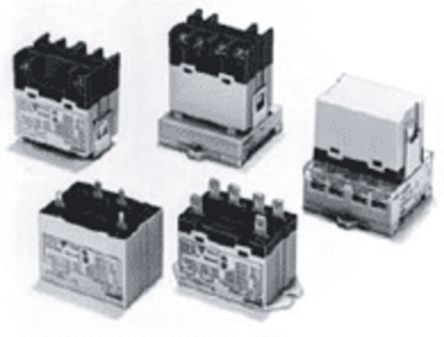 Omron Chassis Power Relay, 12V dc Coil, 25A Switching Current, DPST