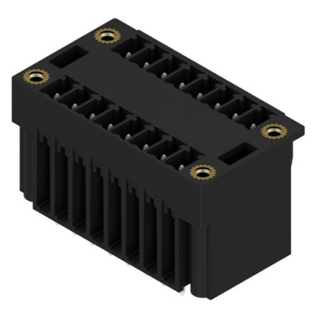Weidmüller, SCD-THR Male PCB Header, 3.81 mm Pitch, 16 Way, 2 Row 90°