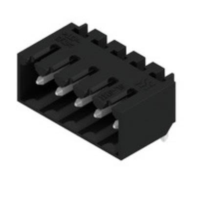 Weidmüller, OMNIMATE Signal Male PCB Header, 3.5 mm Pitch, 5 Way, 1 Row 135°
