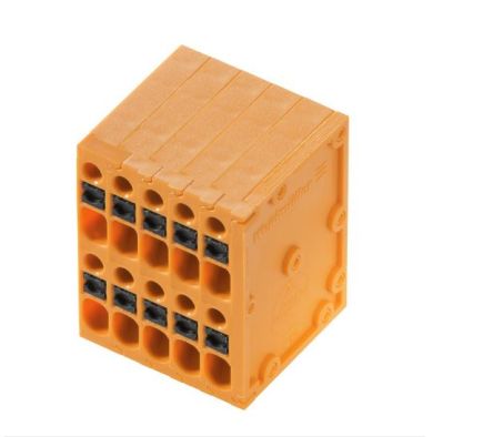 Weidmüller OMNIMATE Signal Series PCB Terminal Block, 12-Contact, 3.5 mm Pitch, Through Hole, 2 Row