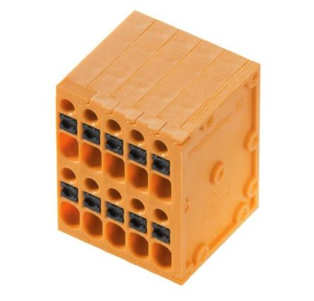 Weidmüller LS Series PCB Terminal Block, 14-Contact, 3.5 mm Pitch, Through Hole, 2 Row