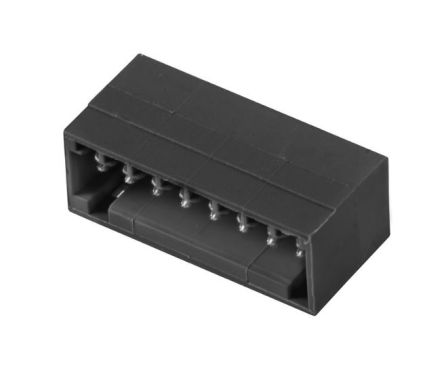 Weidmüller OMNIMATE Signal Series Pluggable Terminal Block, 7-Contact, 2.5 mm Pitch, PCB, 1 Row Solder